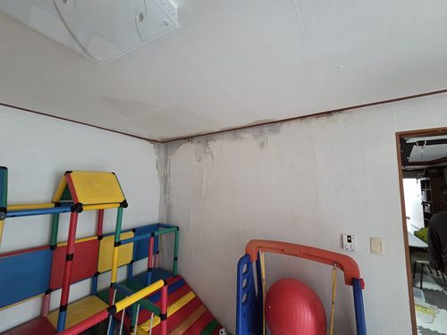 누수탐지 청담동 단독주택 지하 보일러실 앞 시공 후기 사진
