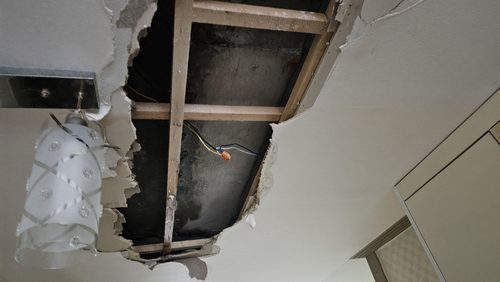 누수탐지 논현동 오피스텔 11층 현관 바닥 시공 후기 사진