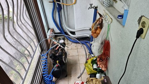 누수탐지 삼성동 아파트 15층 베란다 시공 후기 사진