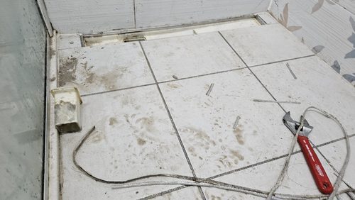 누수탐지 세곡동 아파트 9층 베란다 벽면 시공 후기 사진