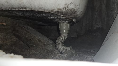 누수탐지 논현동 상가 2층 주방 천장 시공 후기 사진