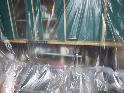 누수탐지 삼성동 오피스텔 8층 주방 바닥 시공 후기 사진
