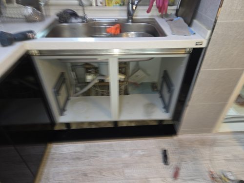 누수탐지 서초동 빌라 3층 주방 시공 후기 사진