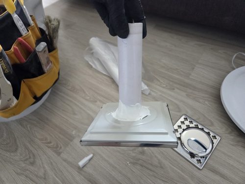 누수탐지 청담동 아파트 7층 욕실 천장 시공 후기 사진