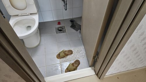 누수탐지 신사동 다세대주택 지하주차장 천장 시공 후기 사진