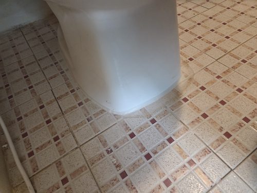 누수탐지 신사동 상가 2층 화장실 아래 천장 시공 후기 사진