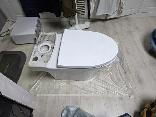 누수탐지 도곡동 아파트 10층 욕실 바닥 시공 후기 사진