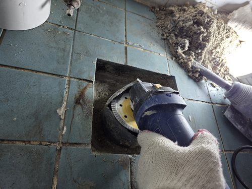 누수탐지 청담동 상가건물 5층 사무실 천장 시공 후기 사진