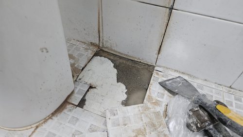 누수탐지 논현동 상가 2층 천장 시공 후기 사진