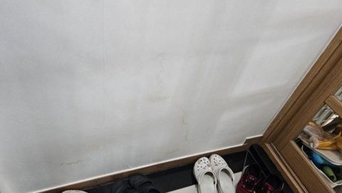 누수탐지 계양동 누수탐지 아파트 거실 천장 얼룩을 직접 확인해 보니
