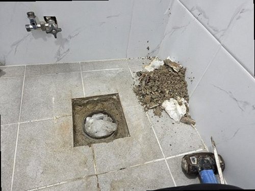 남동구 누수탐지 간석동 오피스텔 9층 욕실 입구 시공 후기 사진
