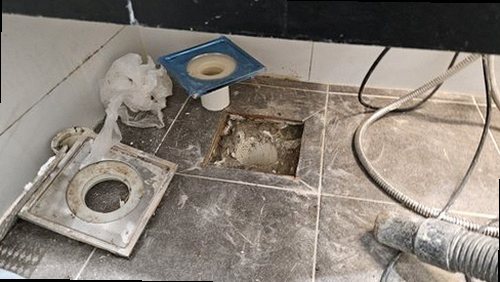 부평구 누수탐지 삼산동 오피스텔 14층 현관 수납장 시공 후기 사진