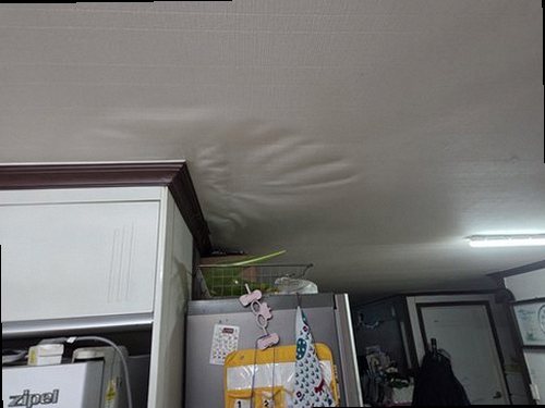 옹진군 누수탐지 연평면 연평리 아파트 4층 안방 천장 시공 후기 사진