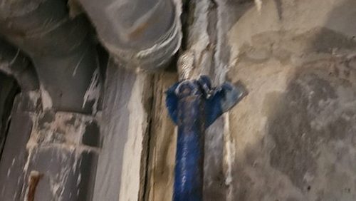 양천구 누수탐지 신정동 아파트 5층 세탁실 벽면 시공 후기 사진