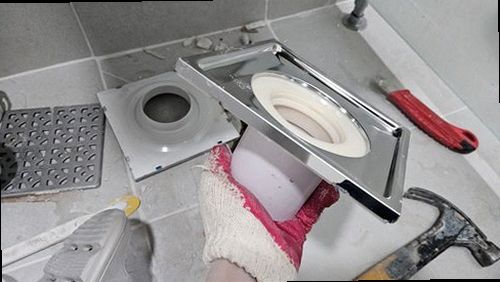 의왕 누수탐지 고천동 상가 1층 화장실 앞 시공 후기 사진