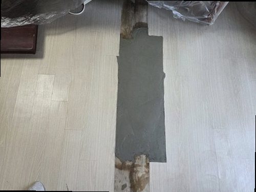 분당구 누수탐지 정자동 주상복합 18층 거실 바닥 시공 후기 사진