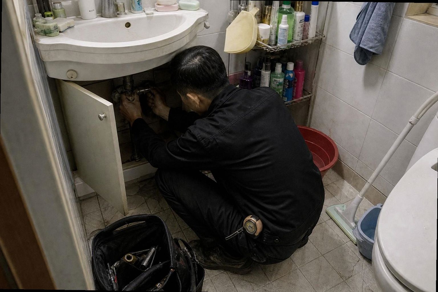 처인구 누수탐지 현장 작업 처인구 누수탐지 현장 작업