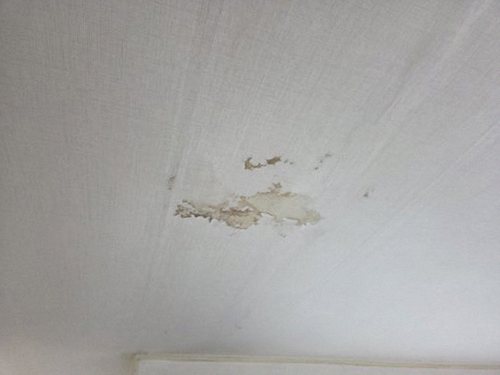 누수탐지 배관 점검 결과와 누수 흔적을 대조하는 모습