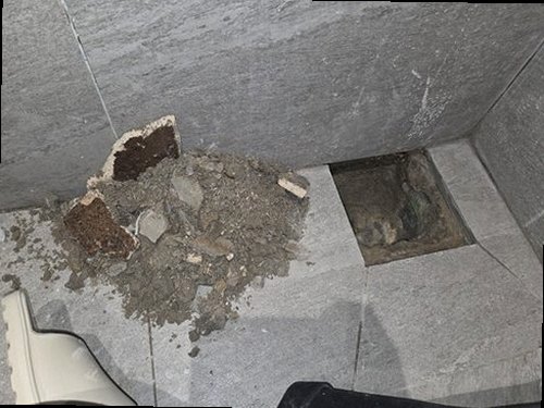 누수탐지 천장과 벽의 습기 흔적 및 곰팡이 발생 가능성을 점검하는 모습