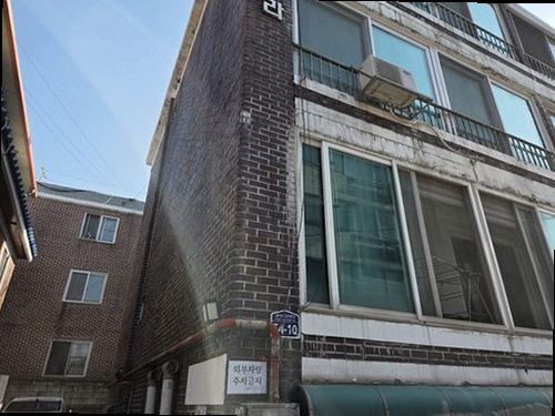 송파구 누수탐지 세대 내부 배관과 공용 배관의 연결 위치를 구분한 개략도
