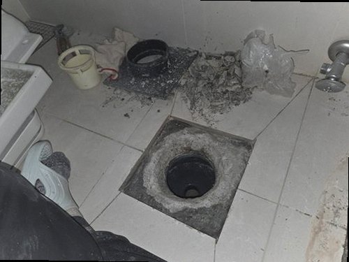 평택 누수탐지 청북읍 빌라 4층 욕실 바닥 시공 후기 사진
