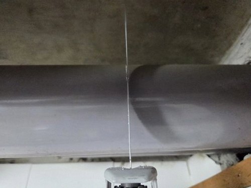 누수탐지 정밀 점검 전 도면과 배관 경로를 정리한 작업 자료 모습