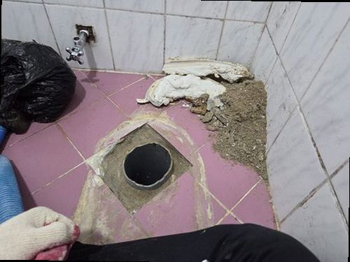 만안구 누수탐지 석수동 빌라 3층 욕실 바닥 시공 후기 사진