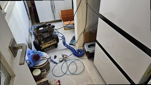 강화군 누수탐지 불은면 아파트 5층 작은방 앞 시공 후기 사진