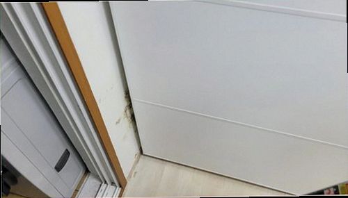 수지구 누수탐지 실내 누수 흔적과 점검 위치를 확인하는 모습