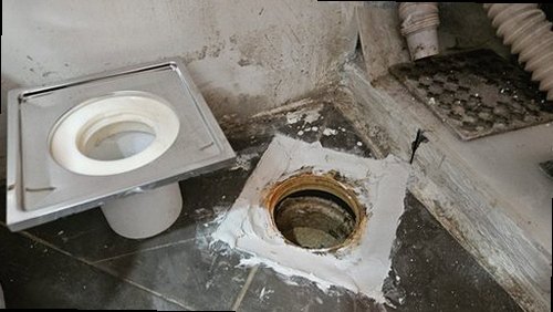 구리 누수탐지 교문동 아파트 6층 현관 벽면 시공 후기 사진