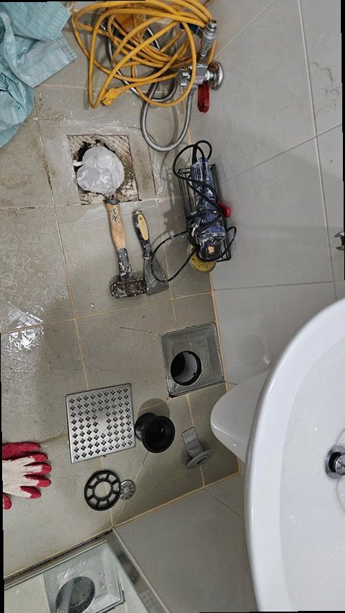 의정부 누수탐지 산곡동 아파트 5층 욕실 바닥 시공 후기 사진