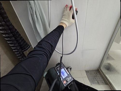 기흥구 누수탐지 마북동 상가 2층 천장 안쪽 시공 후기 사진