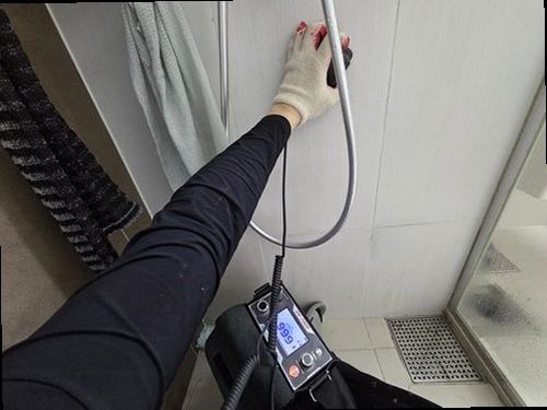 만세구 누수탐지 새봄동 오피스텔 12층 욕실 문턱 시공 후기 사진