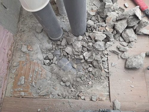 누수탐지 탐지 결과를 도면에 표시해 정리한 자료