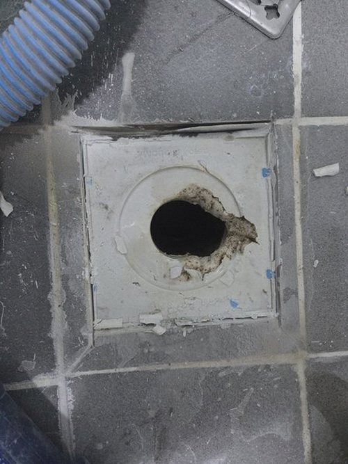 강서구 누수탐지 우장산동 아파트 10층 욕실 앞 복도 시공 후기 사진
