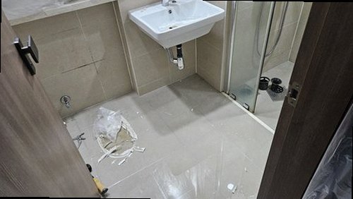 병점구 누수탐지 능동 오피스텔 5층 욕실 바닥 시공 후기 사진
