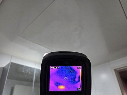 누수탐지 항동 누수탐지 아파트 안방 천장 곰팡이 직접 살펴보니