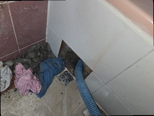 강북구 누수탐지 송중동 상가 1층 화장실 바닥 시공 후기 사진