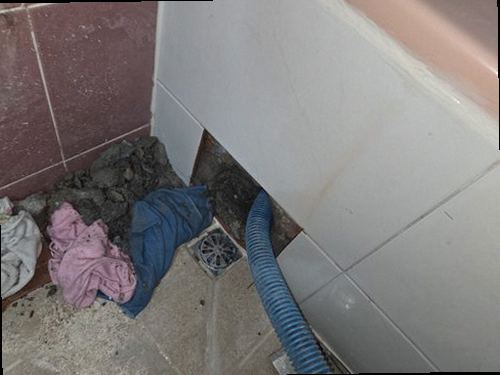 마포구 누수탐지 대흥동 빌라 4층 화장실 벽면 시공 후기 사진