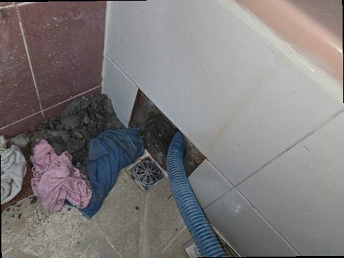 시흥 누수탐지 목감동 아파트 14층 욕실 벽 시공 후기 사진