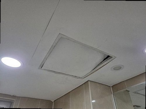 안성 누수탐지 미양면 상가 2층 천장 시공 후기 사진