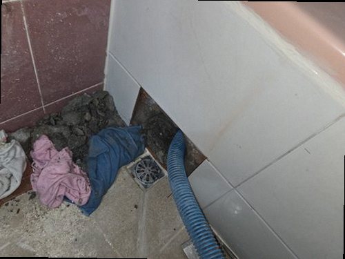 포천 누수탐지 영북면 빌라 1층 욕실 배수구 시공 후기 사진