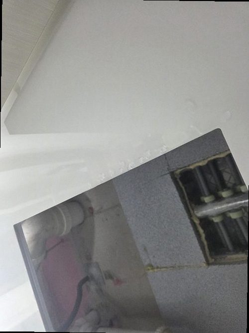 분당구 누수탐지 운중동 아파트 11층 안방 천장 모서리 시공 후기 사진
