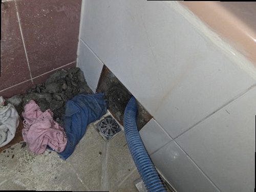 장안구 누수탐지 천천동 빌라 2층 욕실 문턱 시공 후기 사진