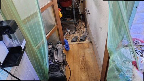 장안구 누수탐지 파장동 아파트 9층 베란다 천장 시공 후기 사진