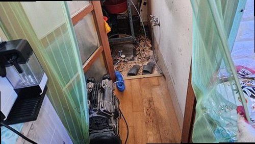 연수구 누수탐지 송도동 주상복합 14층 베란다 벽면 시공 후기 사진