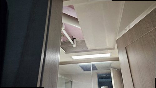 아산시 누수탐지 용화동 상가 2층 매장 천장 시공 후기 사진