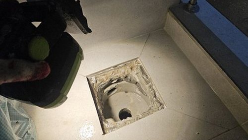 누수탐지 점검 결과를 사진과 수치로 정리한 현장 기록 자료