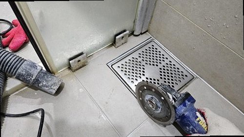 광명동 주상복합 6층 욕실 문턱 시공 후기 사진