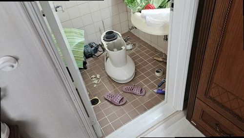 파주 누수탐지 운정동 빌라 5층 욕실 바닥 시공 후기 사진